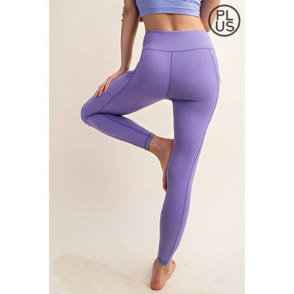 Butter Basic Leggings in Lavender