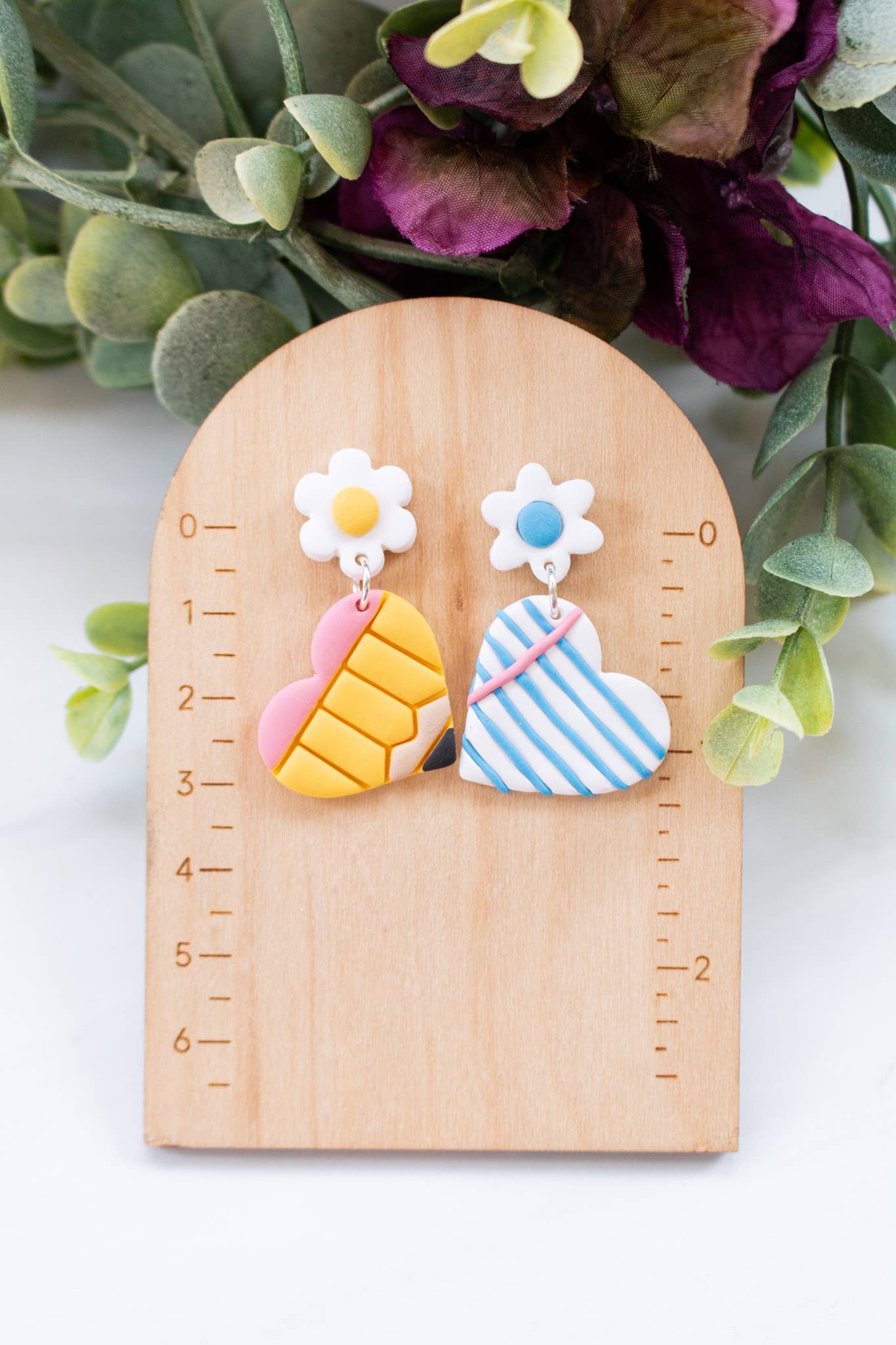 Heart School Collection: Notebook Flower Dangles