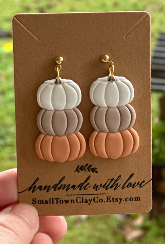 Tiered Pumpkin Dangle