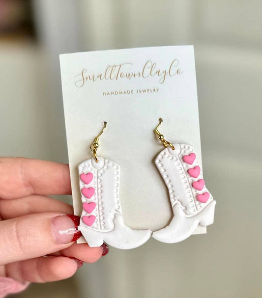 Heart Cowgirl Boots Dangle