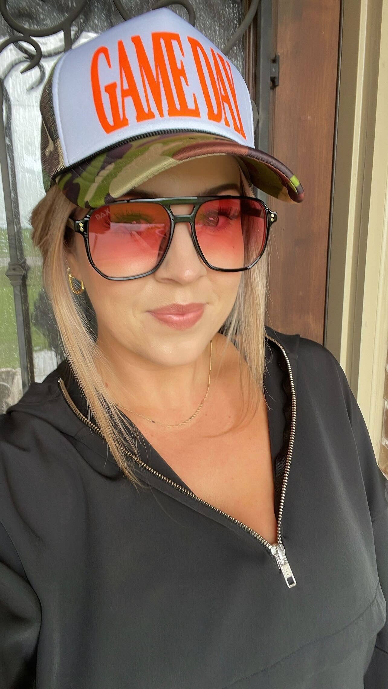 Oversized Aviator : Pink