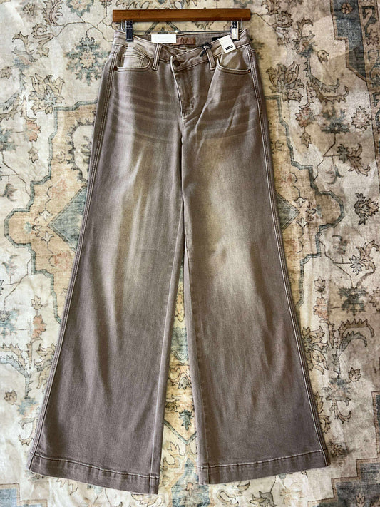 Judy Blue HW Retro Wide Clay