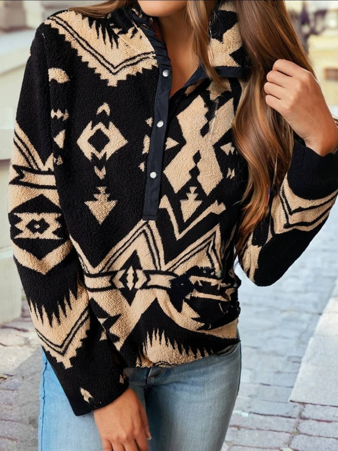 Western Half Zip Sweatshirt