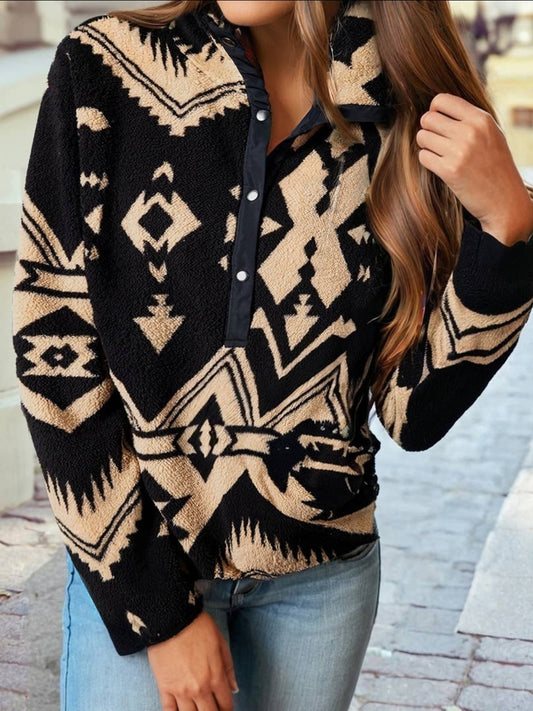 Western Half Zip Sweatshirt