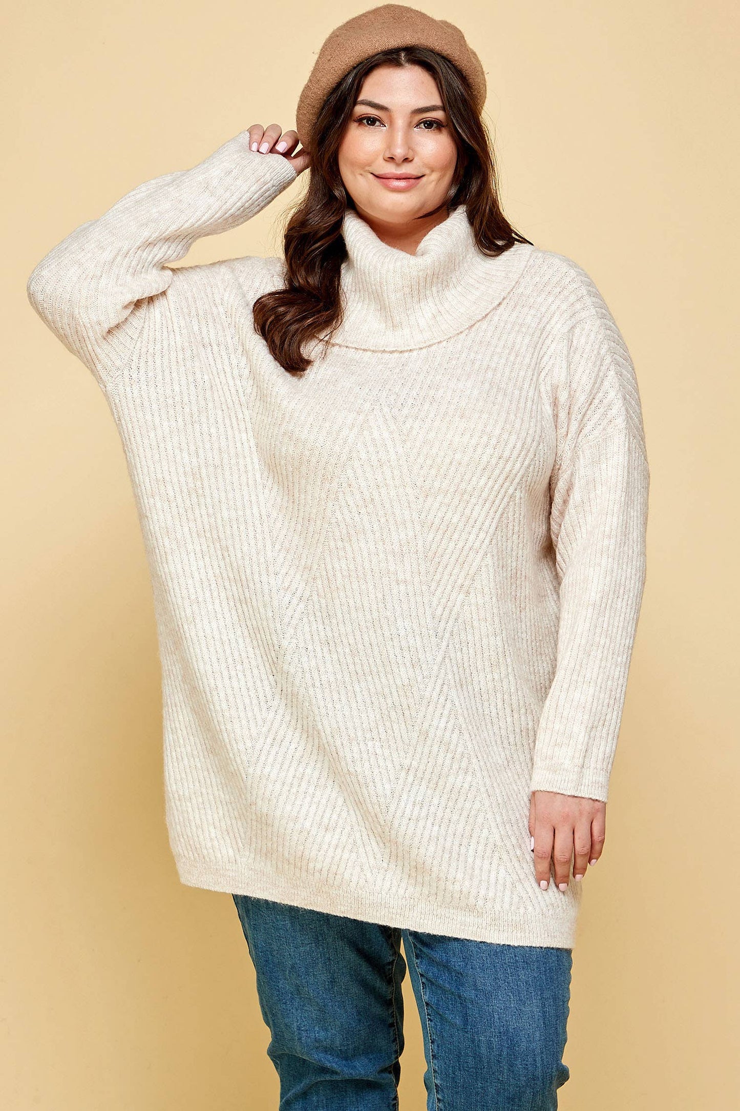 Ivory Tunic Sweater